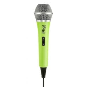 IK Multimedia iRig Voice портативный микрофон для совместного использования со смартфонами и планшетами. Цвет зеленый.